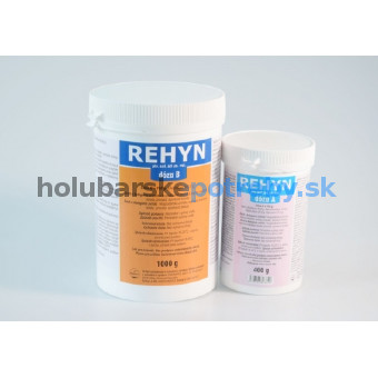 Pharmagal-  dóza REHYN B 1000g a dóza REHYN A 400g.