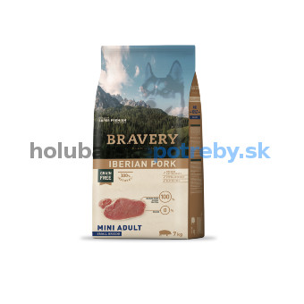 Bravery Mini Adult Iberian Pork 28/17 2kg